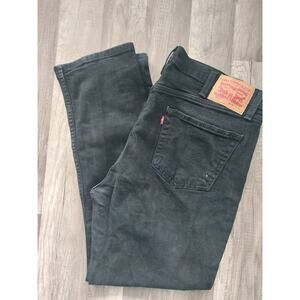 Levi Strauss and co 511 40 X 30‎ Black Jeans Baggy Straight Leg Red Tag